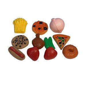 Lot of Play Pretend Food Snack Fast Food Fruit French Fries Hot Dog 11 Pieces